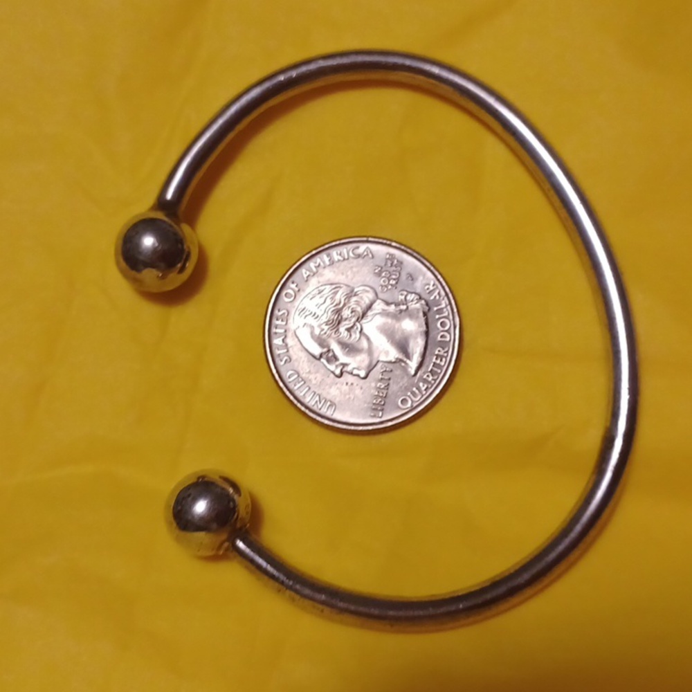 COPY - Vintage Mexican silver cuff.